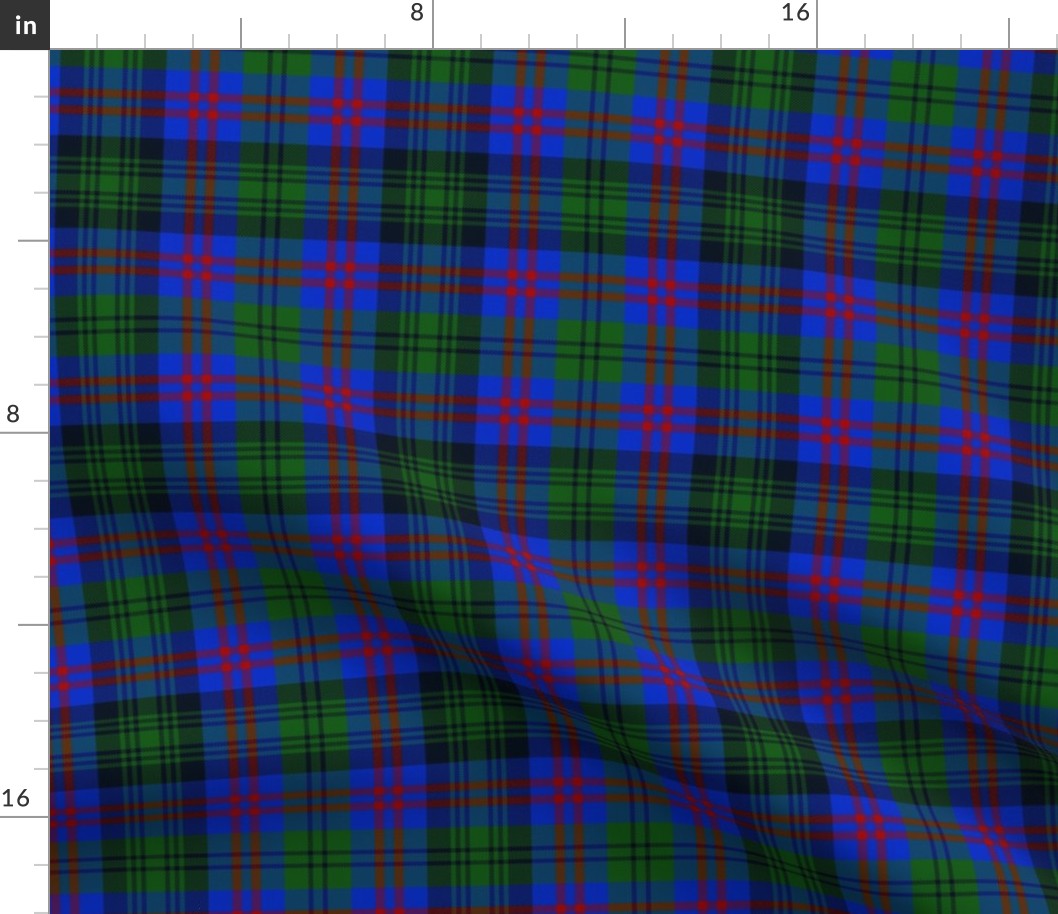 MacLachlan two-band hunting tartan, 6"