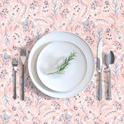 Pink Folk Floral