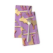 Wooden Mobile (Lilac)