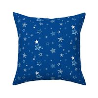 Stars and stars-dark blue small