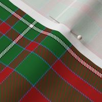 MacAulay / MacAuley tartan  6", plain red field, 1856