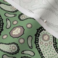 Light Olive Pickle Paisley