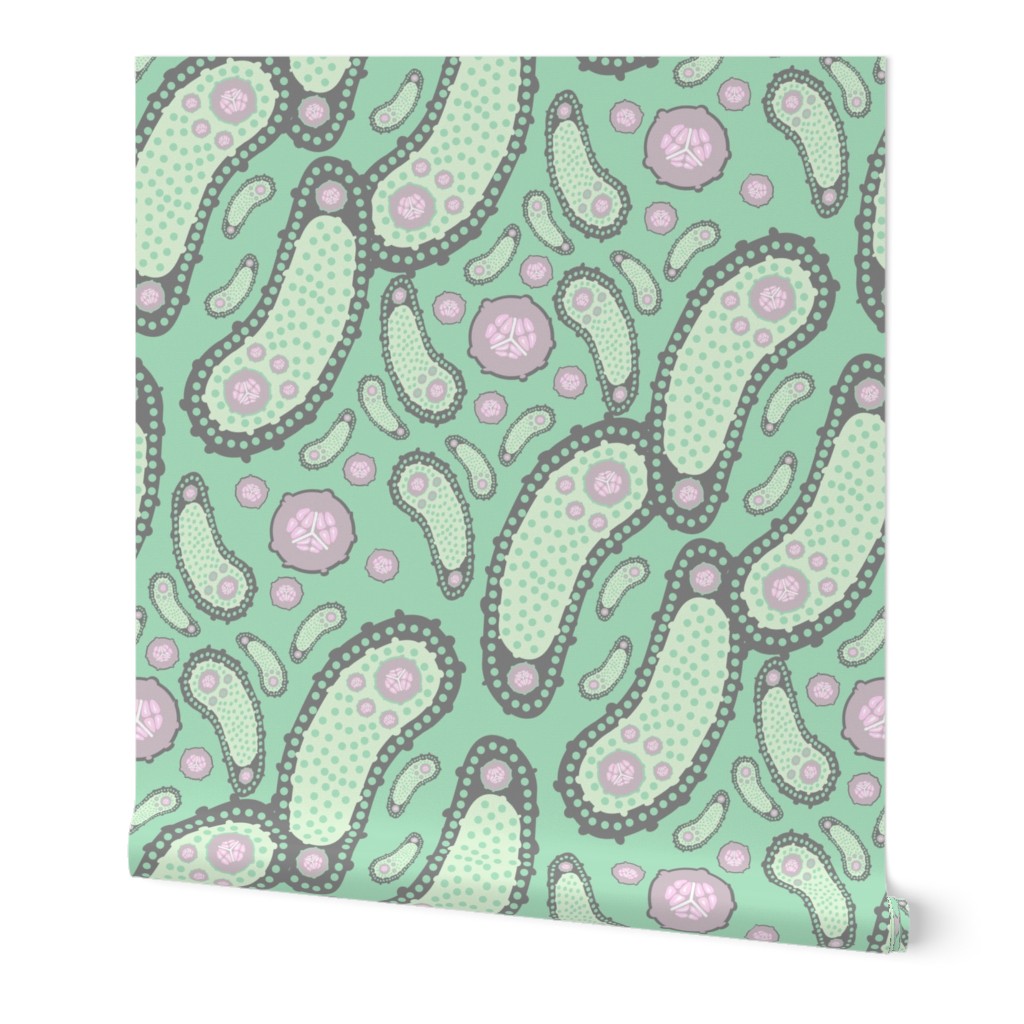 Mint Green Pickle Paisley