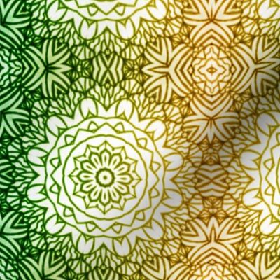 Lemon Lime Tiki Mandalas