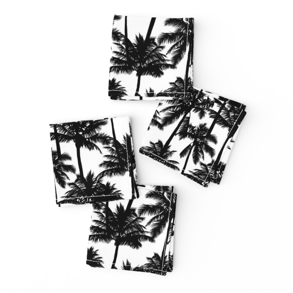 Palm Trees / Black And White / Small Scale