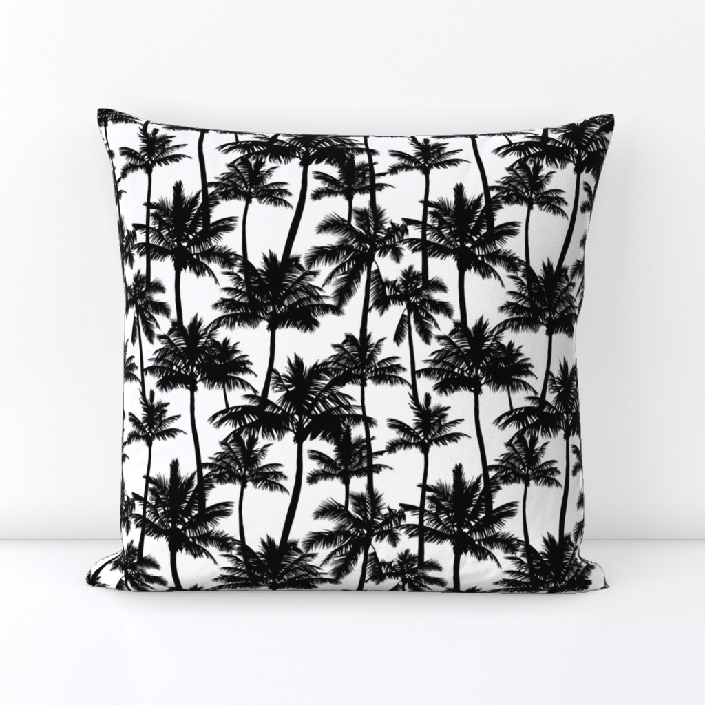Palm Trees / Black And White / Small Scale