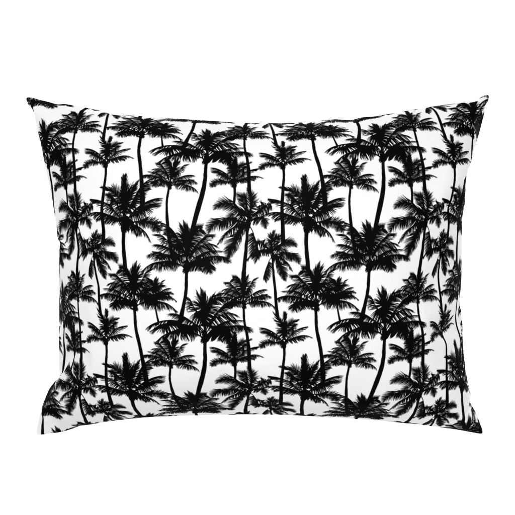 Palm Trees / Black And White / Small Scale