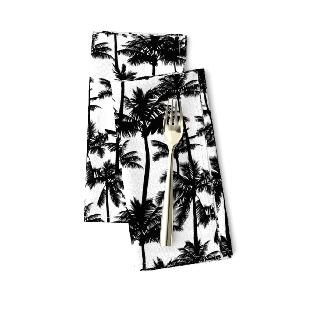 Palm Trees / Black And White / Small Scale