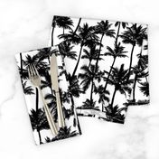 Palm Trees / Black And White / Small Scale