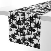 Palm Trees / Black And White / Small Scale