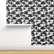 Palm Trees / Black And White / Small Scale