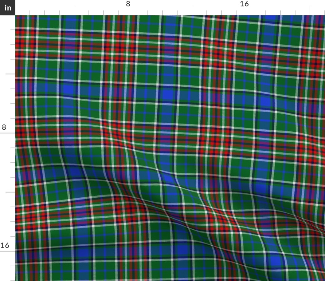 Gayre green tartan, 6" modern colors