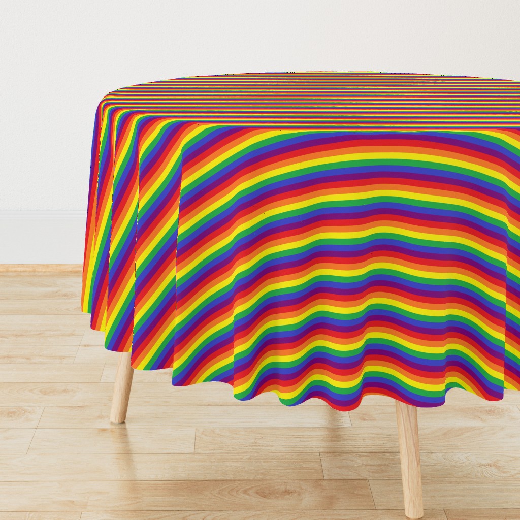 Rainbow Pride Stripes - 1/2 inch