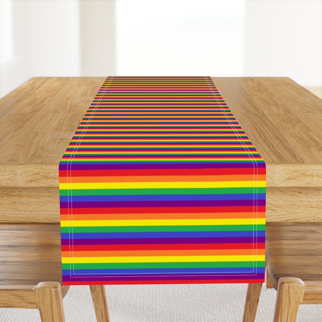 Rainbow Pride Stripes - 1/2 inch