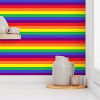 Rainbow Pride Stripes - 1/2 inch