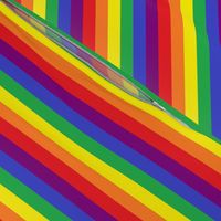 Rainbow Pride Stripes - 1/2 inch