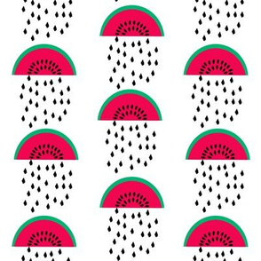 watermelon rain cute summer fruit tropical summer print for gender neutral hipster baby bedding leggings baby nursery