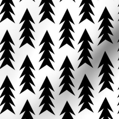 trees black and white minimal triangle trendy design for hipsters and trendy black and white swedish kids nursery