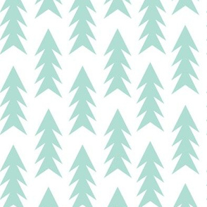 trees mint forest triangle trees for minimal kids nursery baby design