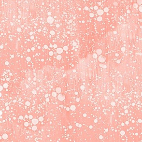 rain splatter in coral