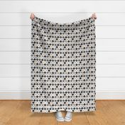 Gender neutral beige plus sign plus cross geometric modern aztec patterns