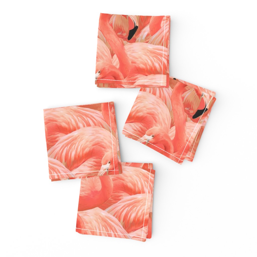 Flamingo Fever in Coral