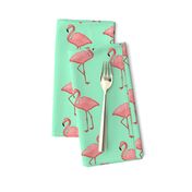 Bimini Bay Flamingos on Mint