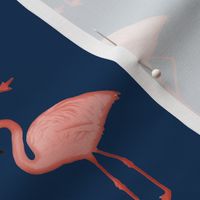 Bimini Bay Flamingos on Navy