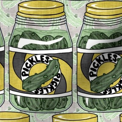 A Stockpile of Pickle Jars