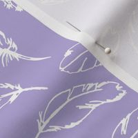 Feathers on Lilac