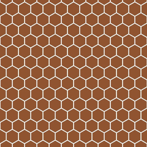 Honeycomb in Chestnut