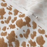 Ye Haw! Faux Cow Hide Chestnut // mini 