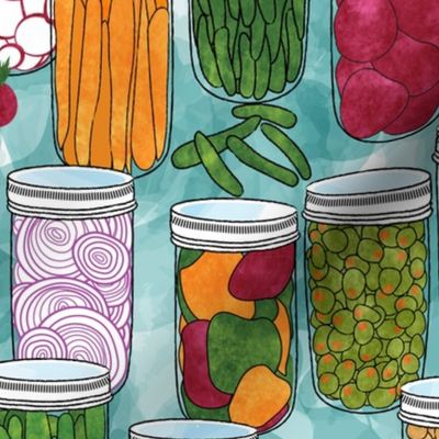 Pick a peck of pickled veggies! 