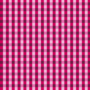 Pink Magenta Gingham