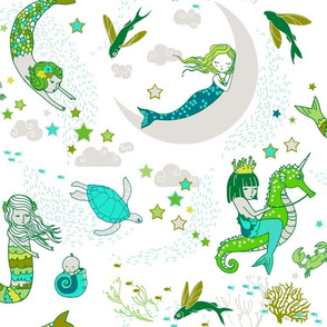 Mermaid Lullaby (Green) small