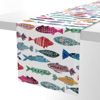 Large Colorful Folk Fish 