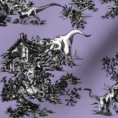 Jurassic Toile Purple