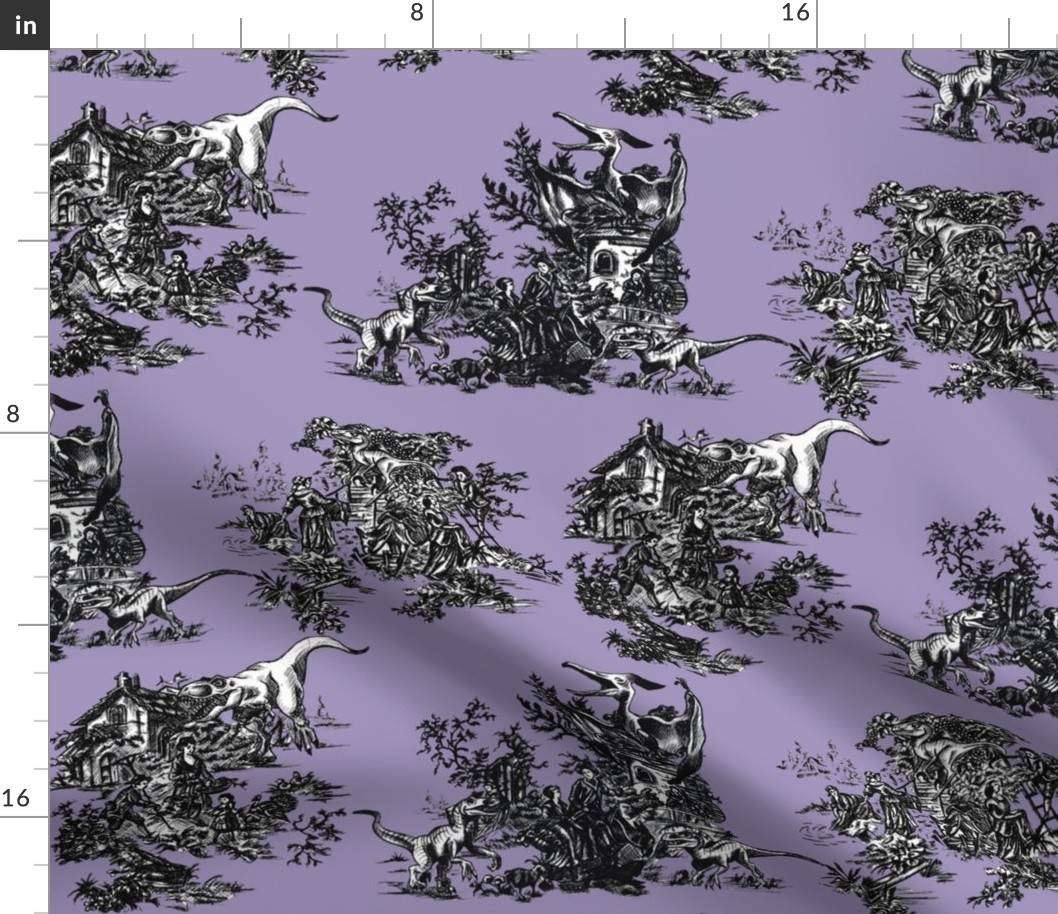 Jurassic Toile Purple