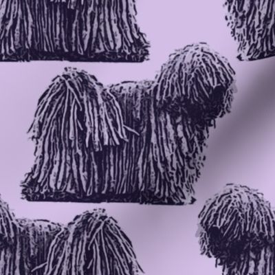 Standing Puli - purple