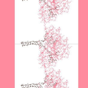 Spring Redbud Border Print