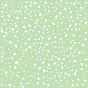 Scattered Stars (Pastel Green)