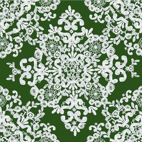 Baroque Lace in Olive