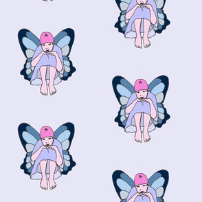 Teal Pensive Fairy