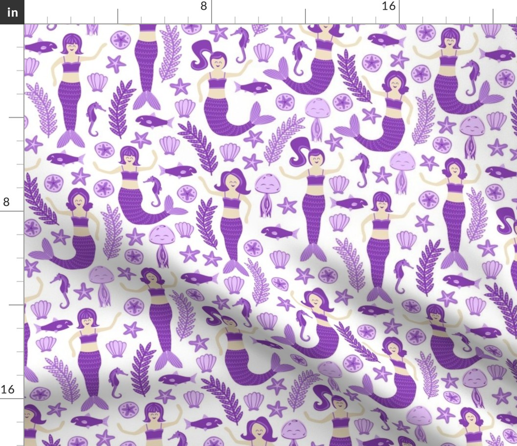 Mermaids and Friends (Purple)