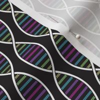 DNA Strands (Dark Rainbow Pastel)