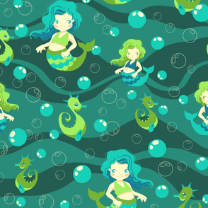 Swimming Mermaids