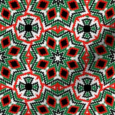 Christmas Bargello Kaleidoscope