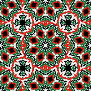 Christmas Bargello Kaleidoscope