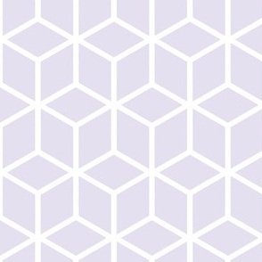 Geometric Framework Pale Lavender