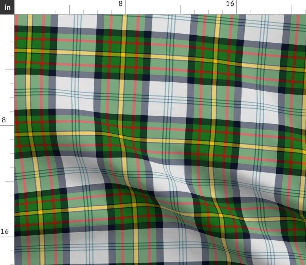 Gillies dress green tartan, 6"